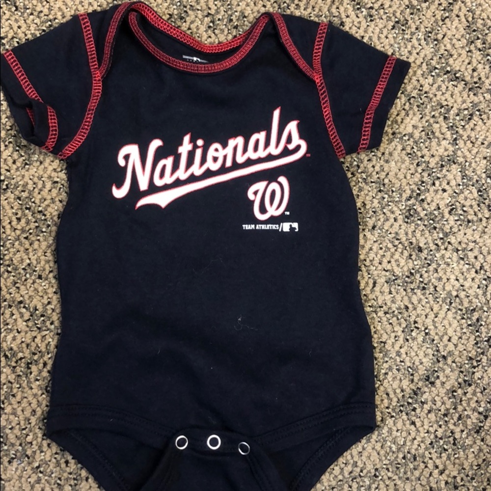 Nationals Navy Baby Onesie